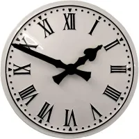 Bradford Outdoor Clock Service white dial